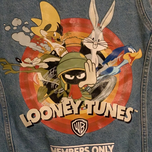Looney Tunes - Blue Denim Jean Jacket - Picture 8 of 8
